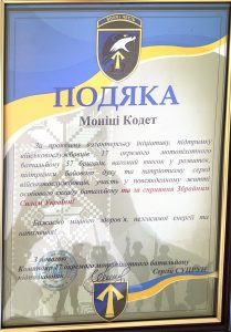 Poděkování z Ukrajiny — sken 09